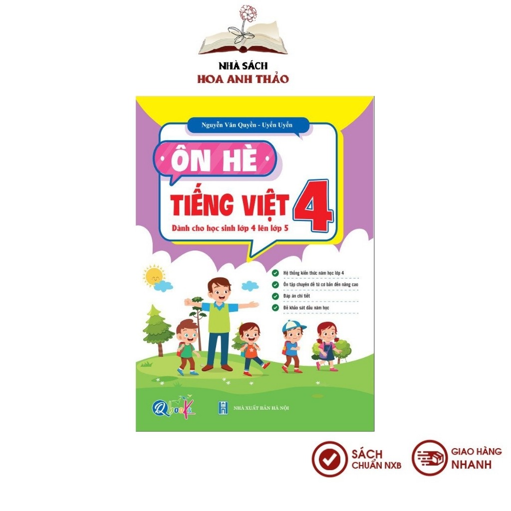 Sách - Ôn Hè Toán và Tiếng Việt 4 - Dành cho học sinh lớp 4 lên 5