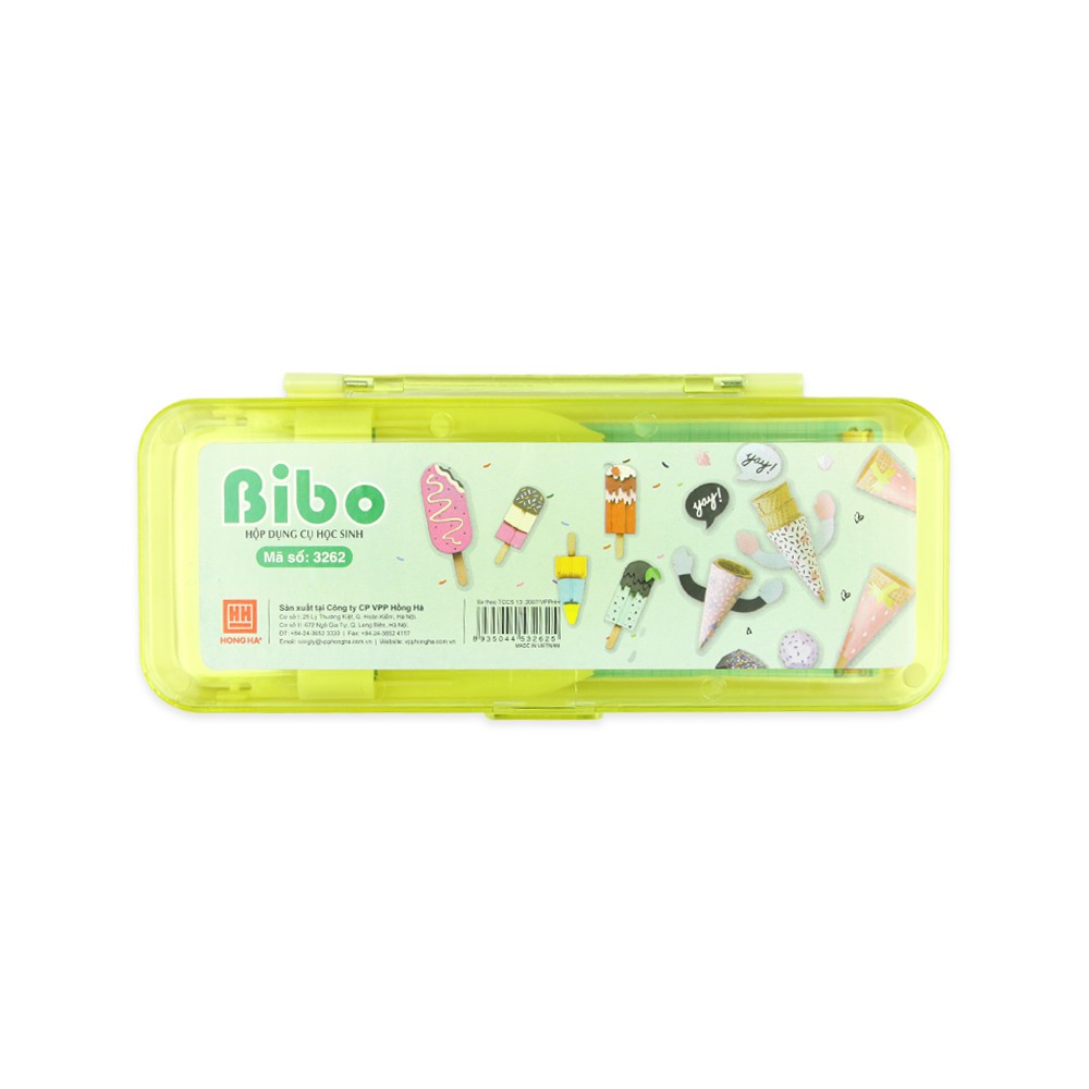 Hộp bút Bibo Hồng Hà (3262)