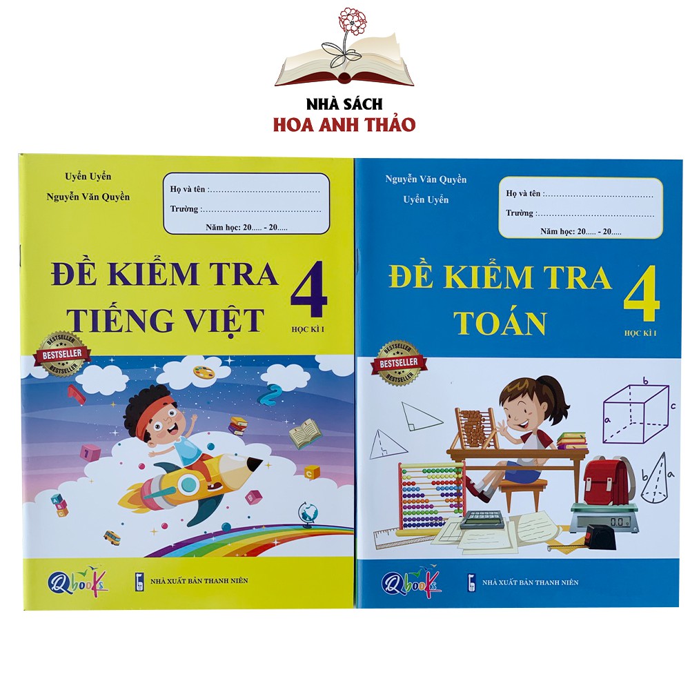 Sách - Bài tập tuần và đề kiểm tra Toán và Tiếng Việt lớp 4 học kỳ 1