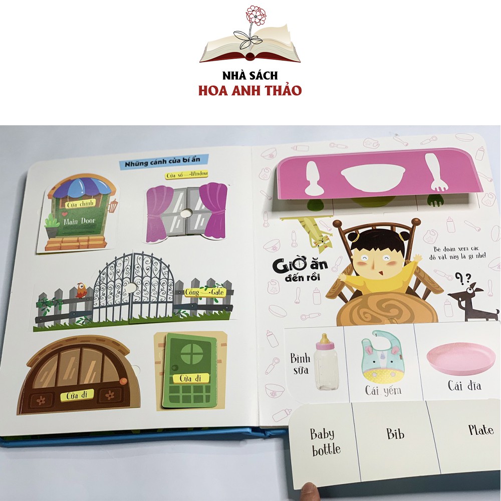 Sách Lift The Flap Lật mở khám phá song ngữ Việt Anh cho bé 06 tuổi (nhiều chủ đề)