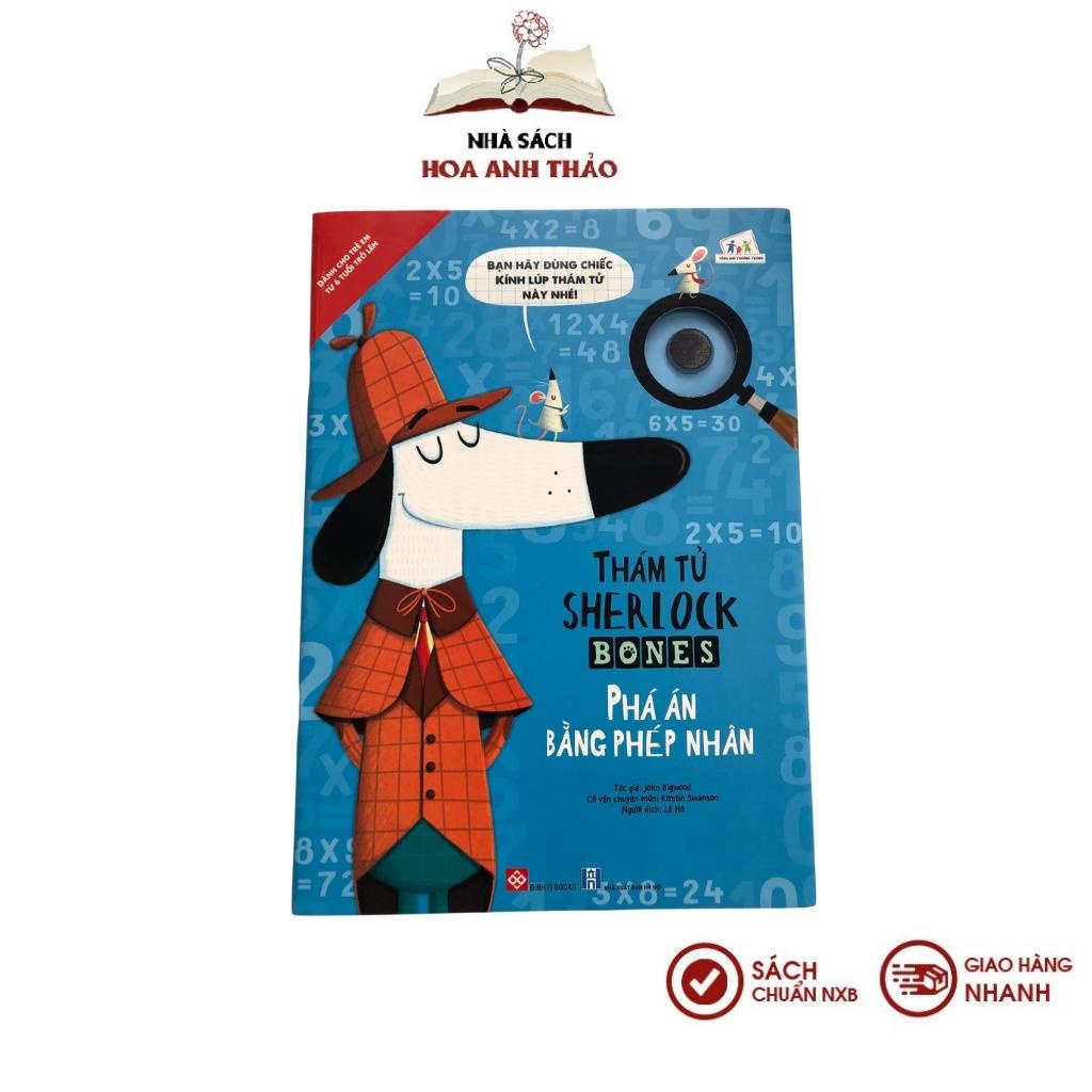 Sách - Thám tử Sherlock Bones - Phán án bằng phép cộng phép trừ và phép nhân phép chia