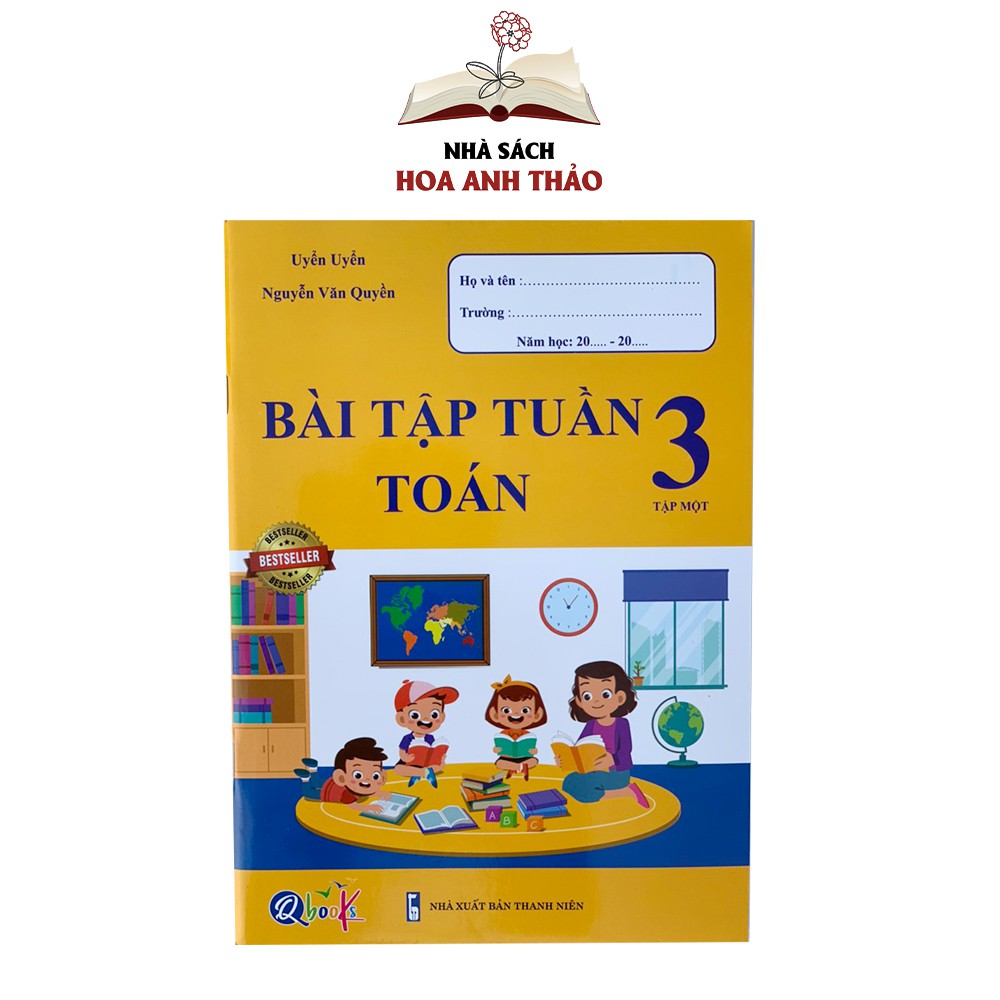 Sách Bài tập tuần và đề kiểm tra Toán và Tiếng Việt lớp 3 học kỳ 1