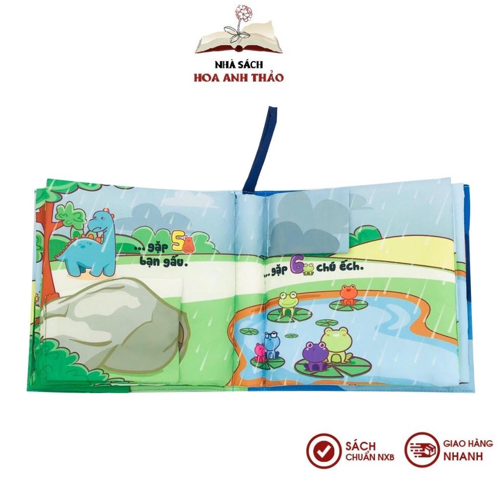 Sách vải Lalala baby đa tương tác Hành trình của Dino