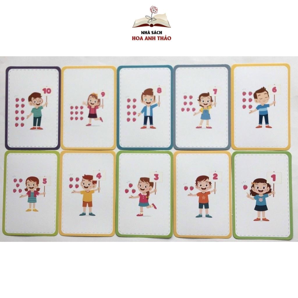 Bộ Thẻ Chữ Cái Chữ Ghép - Bé Học Toán Việt Hà