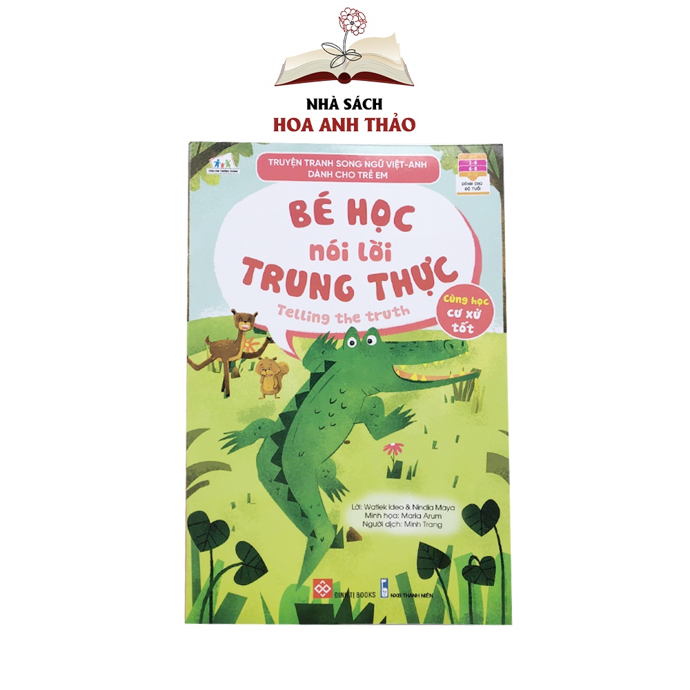 Sách - Cùng học cư xử tốt - Truyện tranh song ngữ Việt Anh dành cho trẻ em