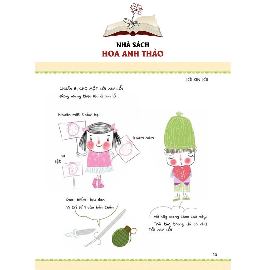 Sách - Kỹ năng sống dành cho học sinh: Học nói lời cảm ơn và xin lỗi