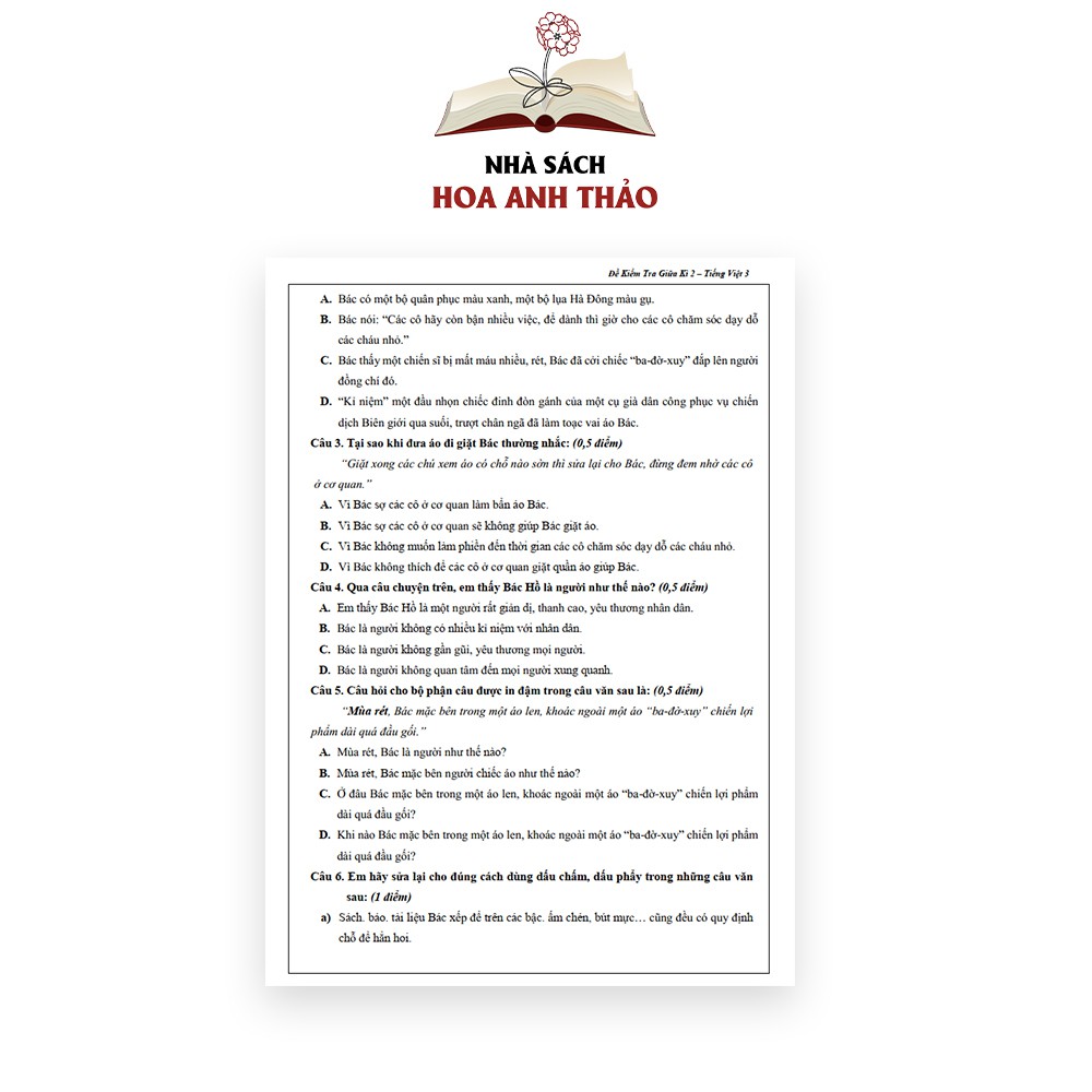 Sách - Đề kiểm tra Toán và Tiếng Việt lớp 3 học kỳ 2