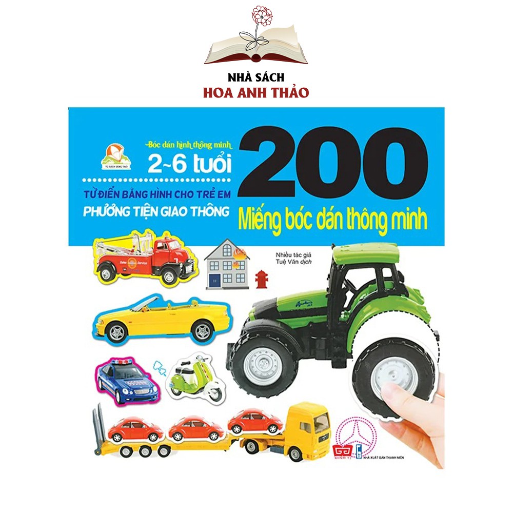 Sách 200 Miếng bóc dán thông minh cho trẻ 26 tuổi