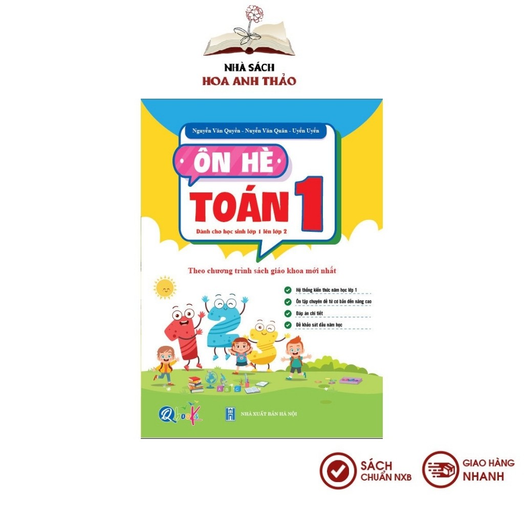 Sách - Combo Ôn Hè Toán và Tiếng Việt 1 - Chương Trình Mới - Dành cho học sinh lớp 1 lên lớp 2