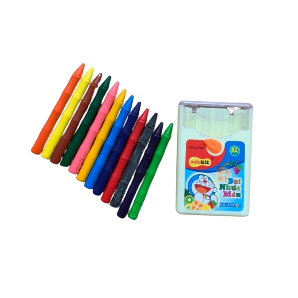 Sáp màu Doremon PCR-C05 hộp 12 màu