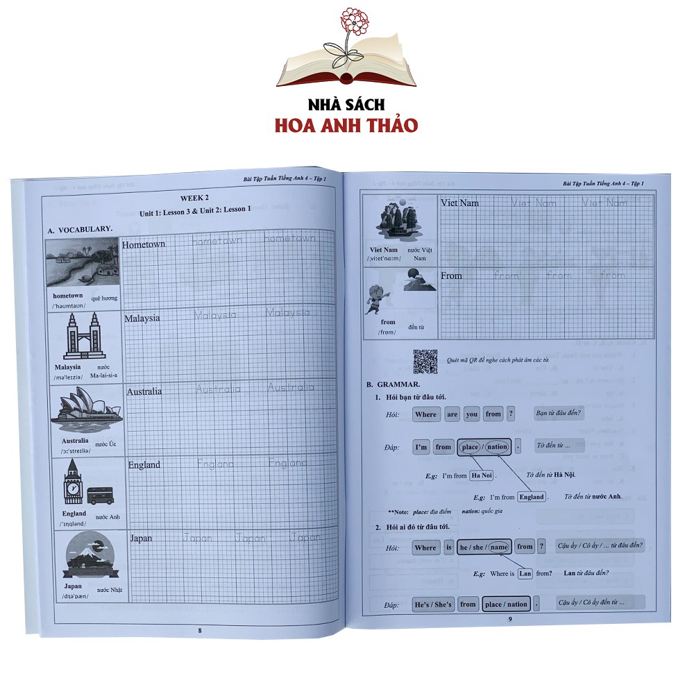 Sách - Bài tập tuần và đề kiểm tra Tiếng Anh 4 học kỳ 1