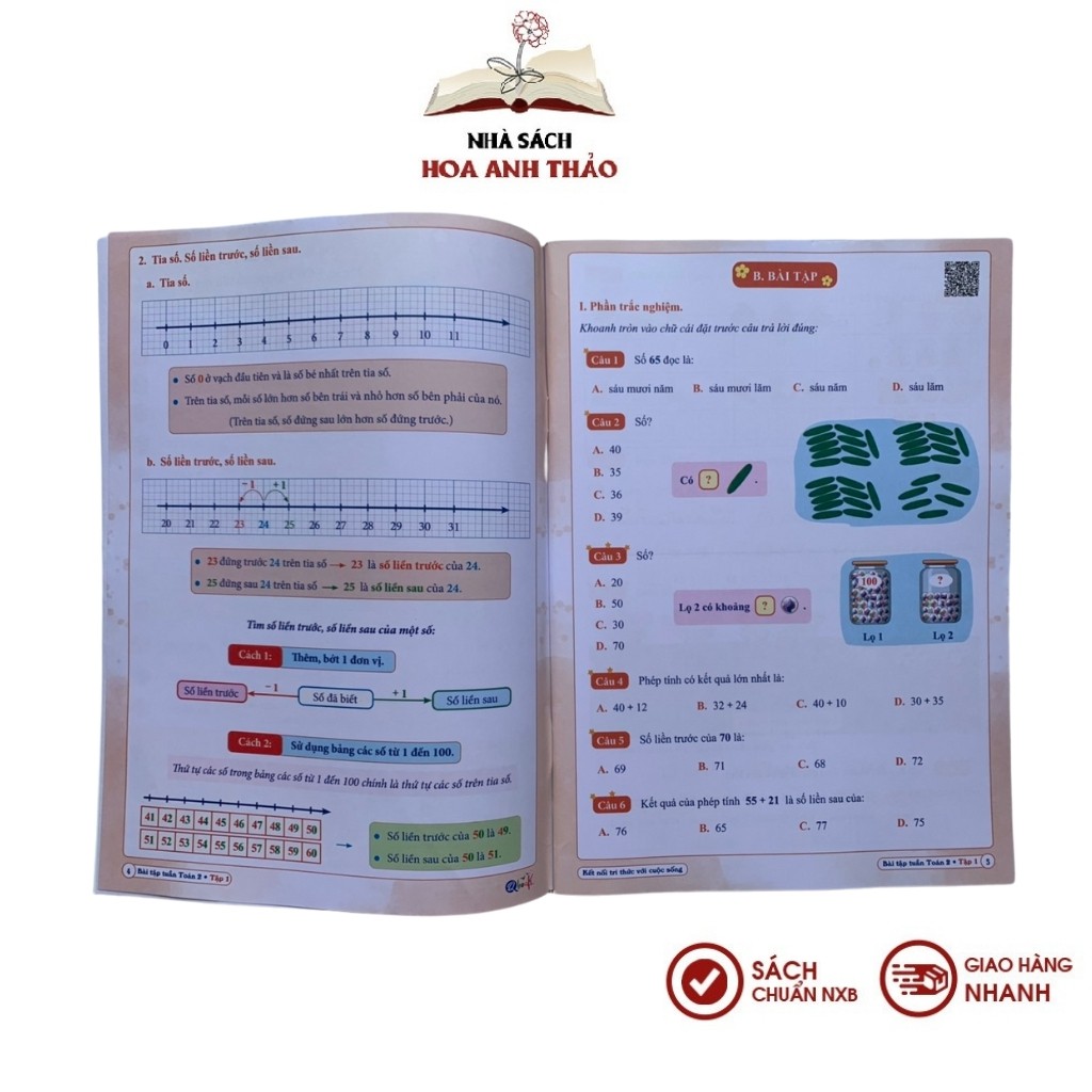 Sách - Bài tập tuần Toán và Tiếng Việt lớp 2 - Kết nối tri thức - Học kỳ 1