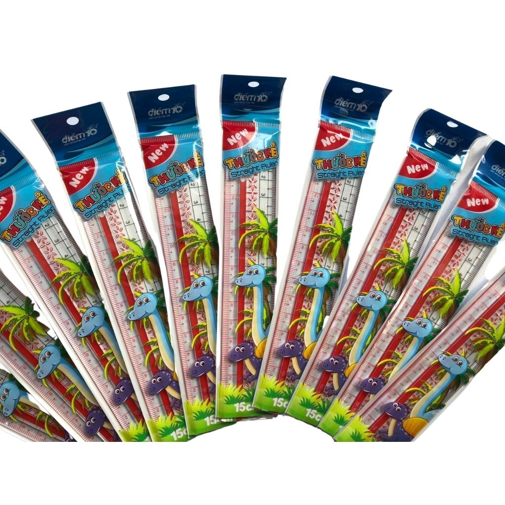 Thước kẻ học sinh 15cm Điểm 10 (1 chiếc )