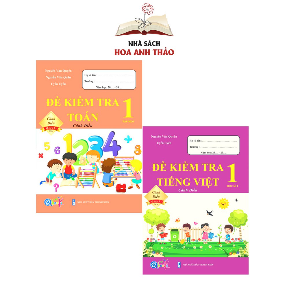Sách - Bài tập tuần và Đề kiểm tra toán và tiếng việt lớp 1 học kỳ 1 Cánh diều