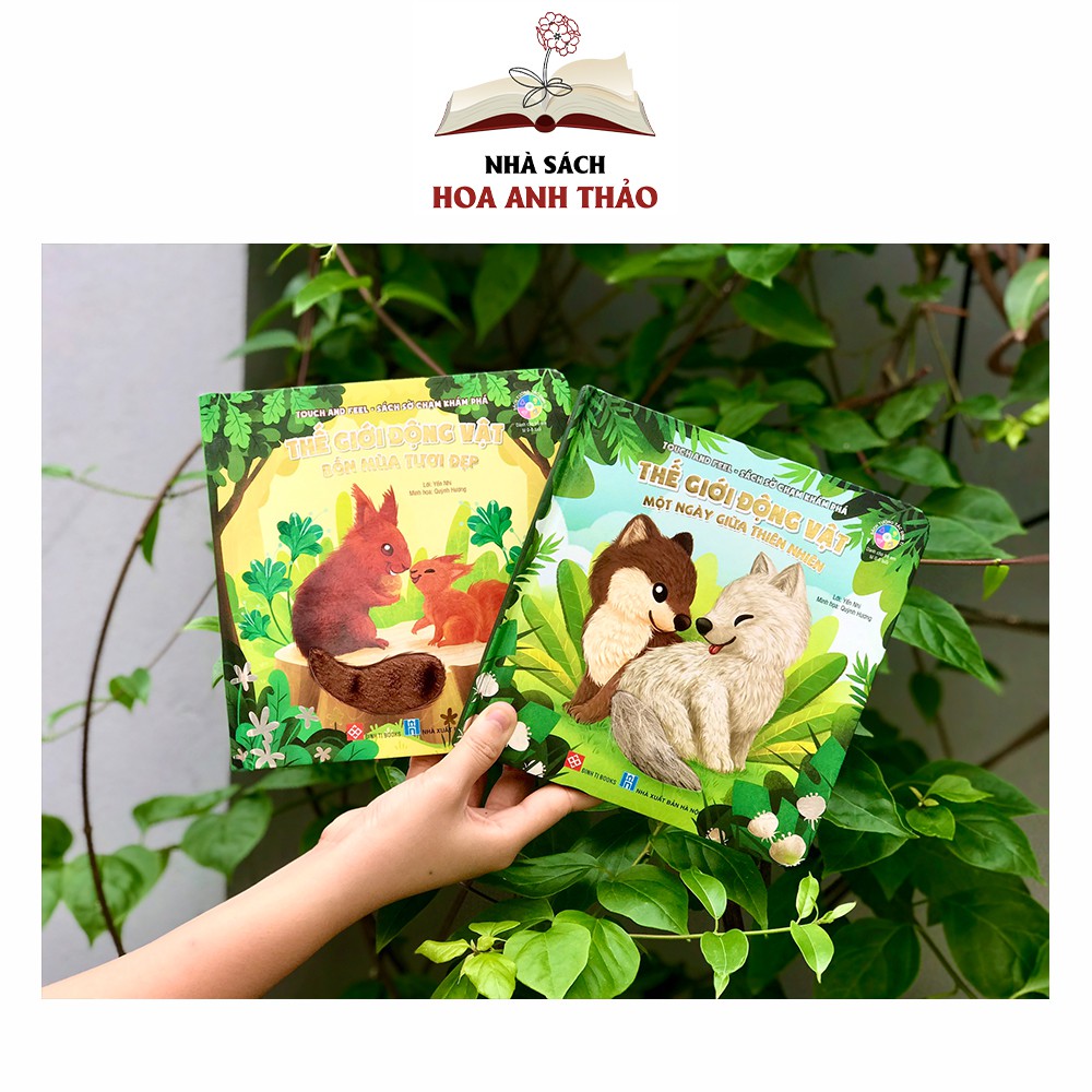 Sách - Sờ chạm khám phá Thế giới động vật phát triển giác quan của trẻ