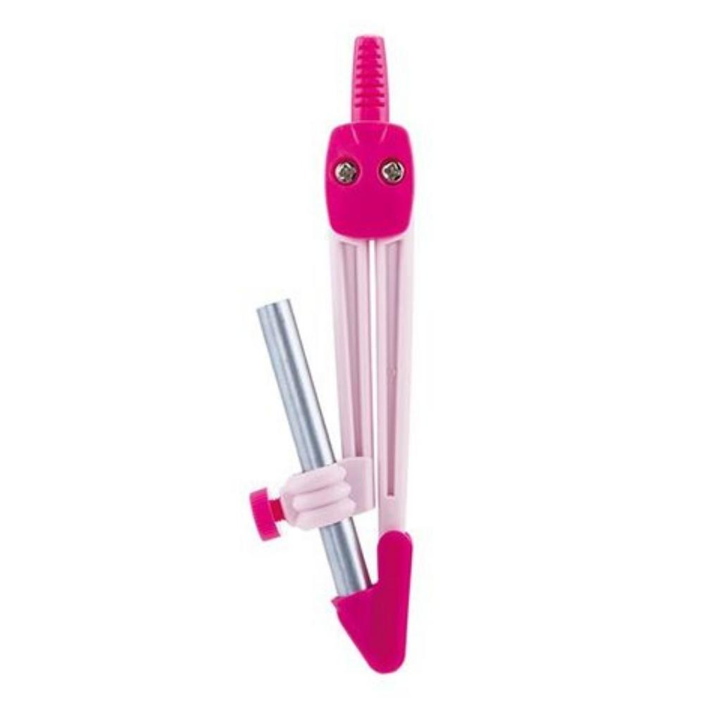 Compa học sinh Deli, Hồng/Xanh - 1 hộp - E8621