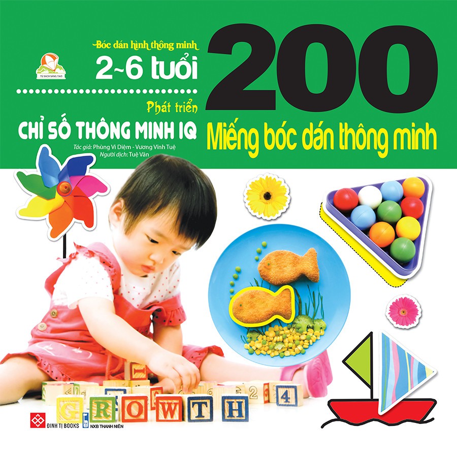 Sách 200 Miếng bóc dán thông minh cho trẻ 26 tuổi