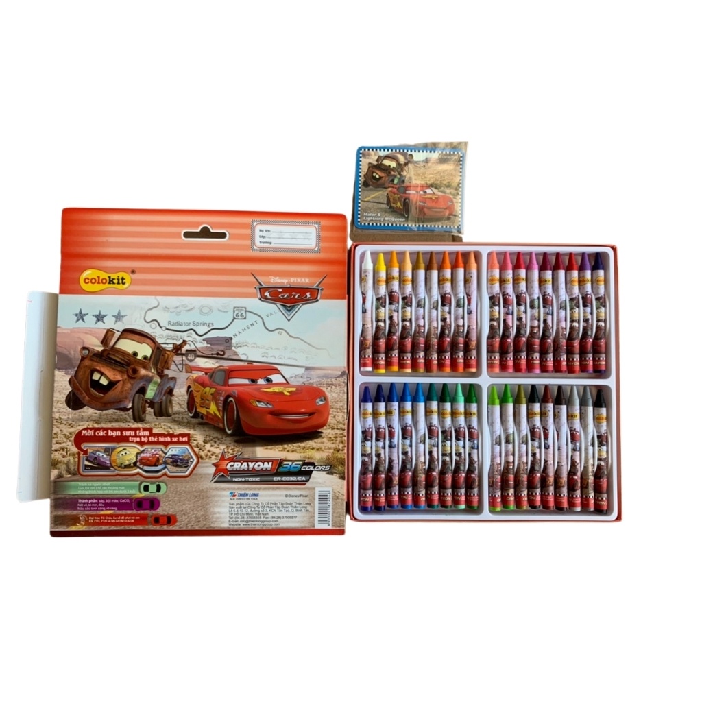 Bút Sáp Màu Colokit Thiên Long CR-C033/FR và CR-C032/CA (36 Màu)