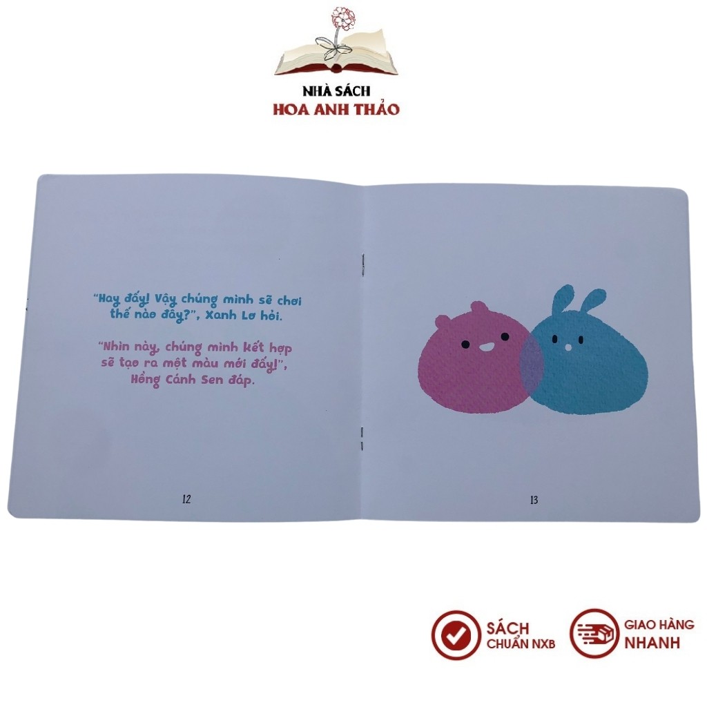 Sách Ehon Nhật Bản - Màu sắc quanh ta cho bé 3-6 tuổi (Combo 4 cuốn)