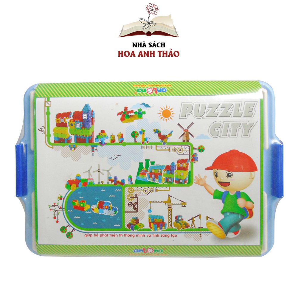 Đồ chơi Antona lắp ghép Thành phố ghép hình 318 chi tiết