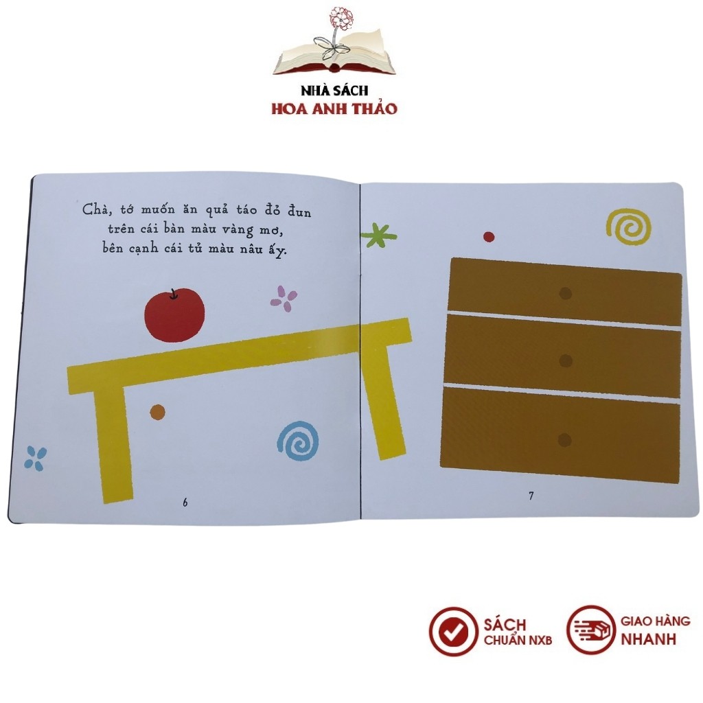 Sách Ehon Nhật Bản - Màu sắc quanh ta cho bé 3-6 tuổi (Combo 4 cuốn)