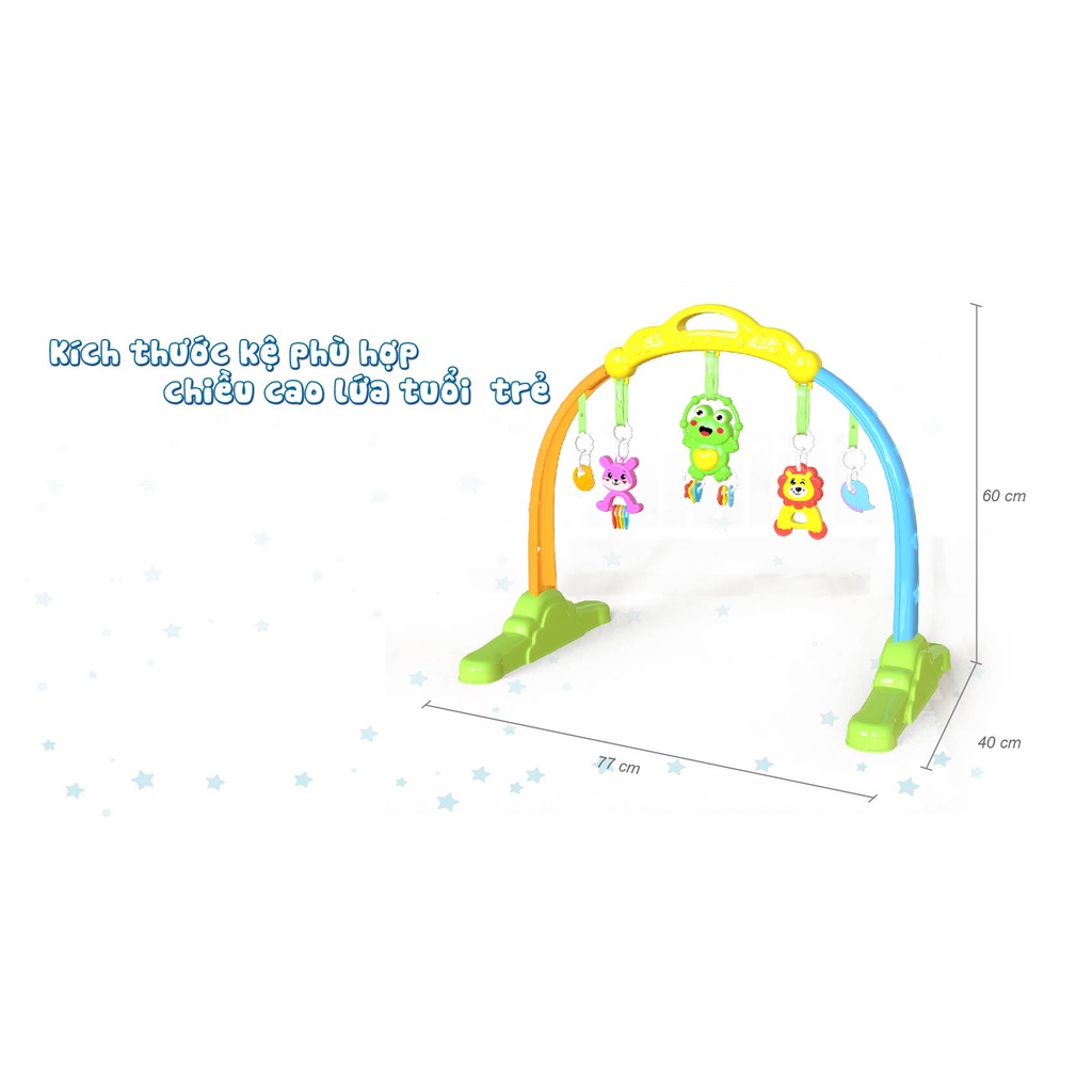 Đồ chơi Baby Gym Kệ cầu vồng Antona có nhạc