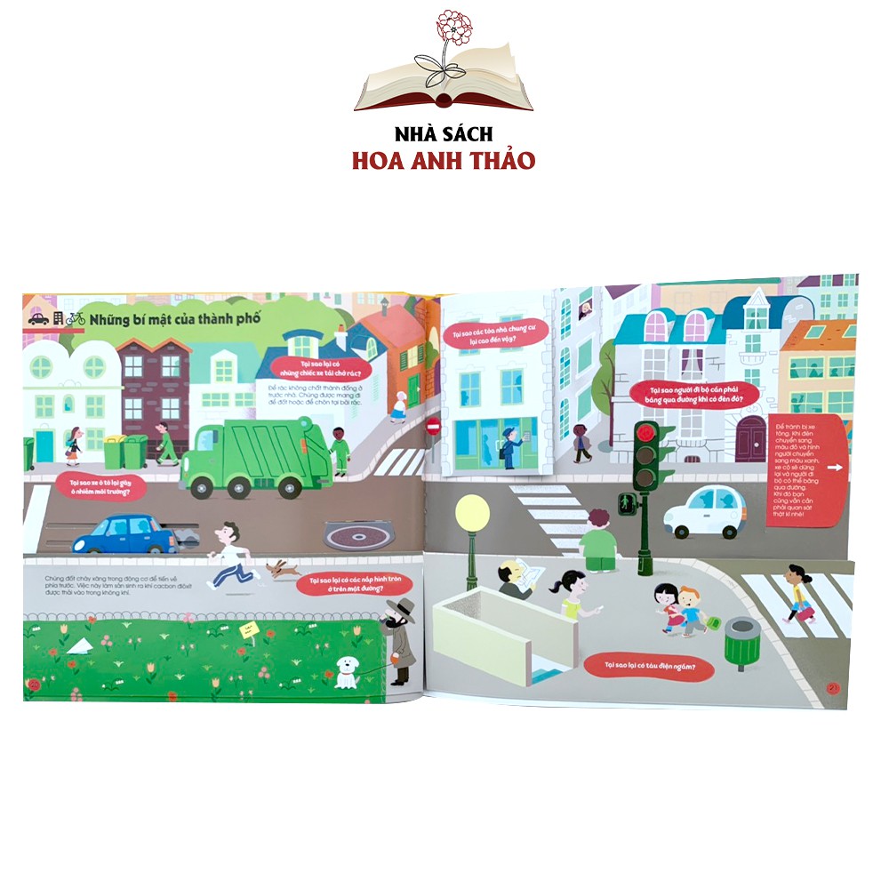 Sách - 1001 câu hỏi đáp về thế giới quanh ta Tại sao tương tác lật mở dành cho bé 4 tuổi trở lên