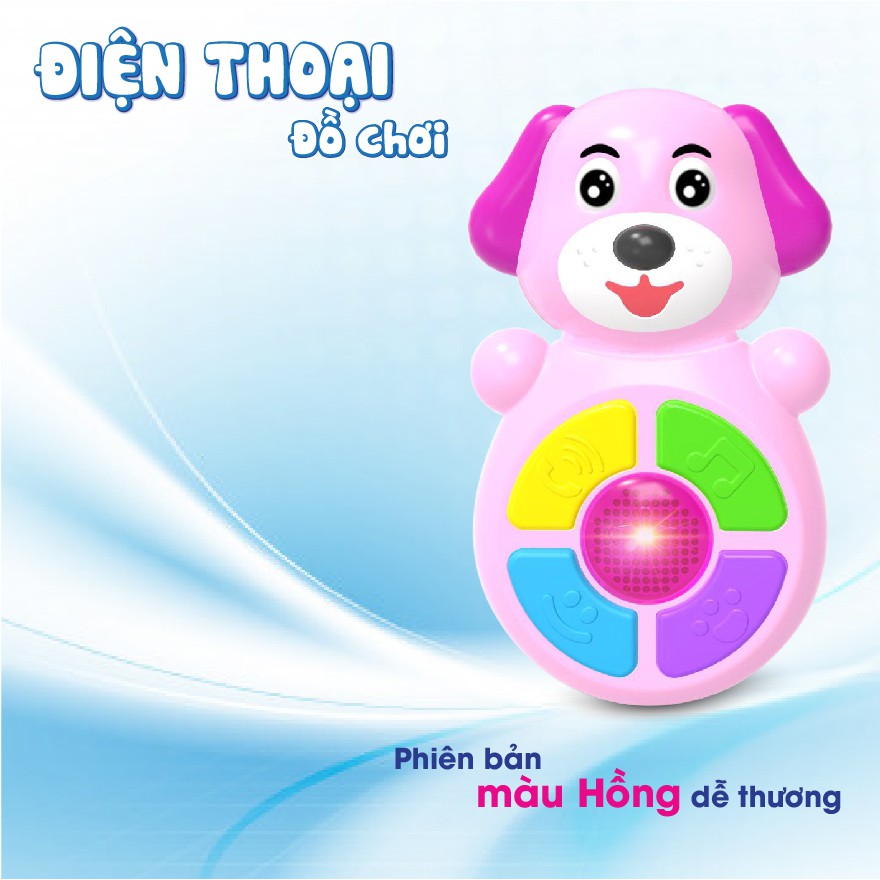 Đồ chơi điện thoại baby phone Antona âm thanh phong phú an toàn cho trẻ