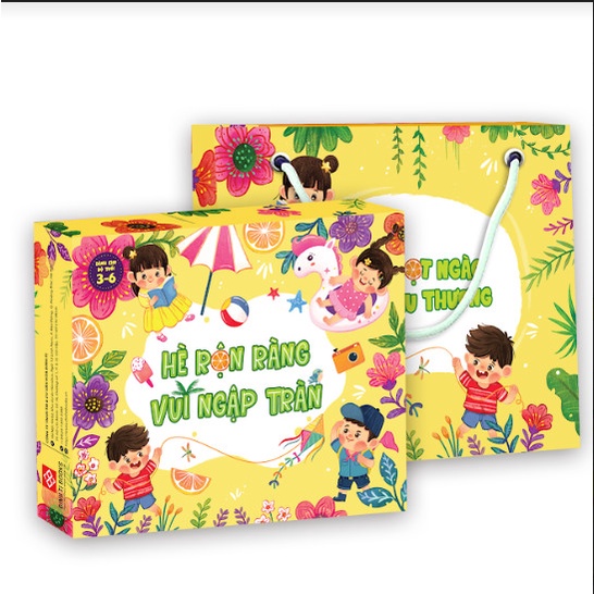 Sách - Hộp quà tặng 1/6 cho bé từ 0-9 tuổi, Hè rộn tàng - Vui ngập tràn
