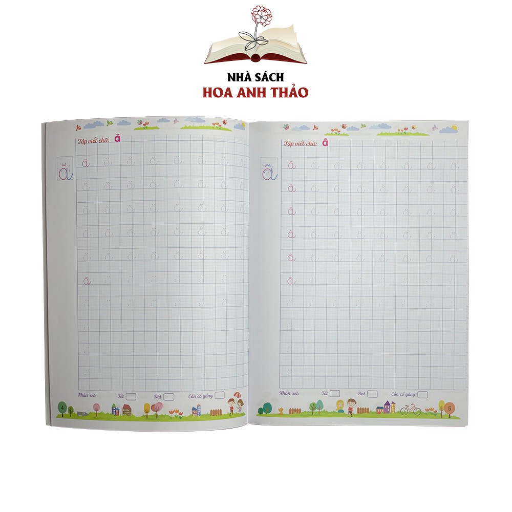Sách Bước đầu tập viết (Quyển 1 và Quyển 2)
