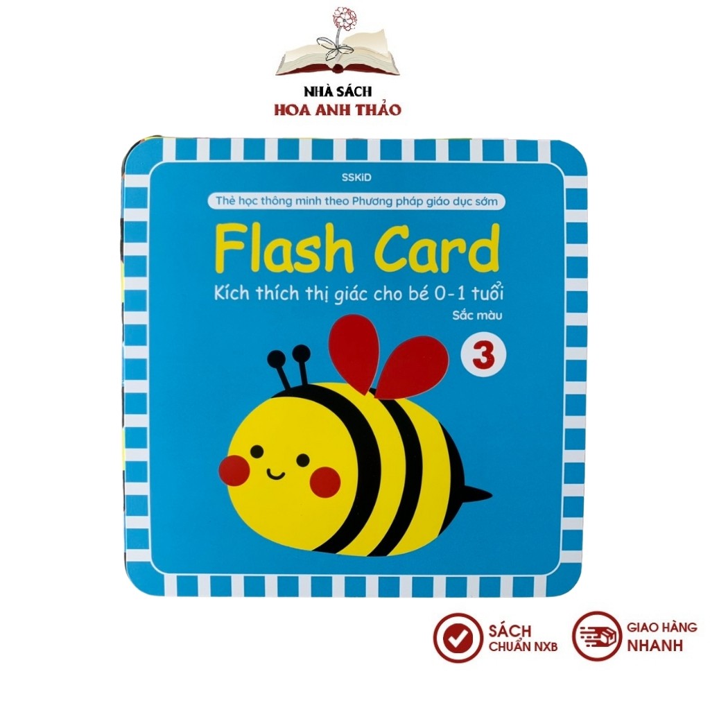 Thẻ Flash card Việt Hà kích thích thị giác cho bé từ 0-1 tuổi theo phương pháp giáo dục sớm