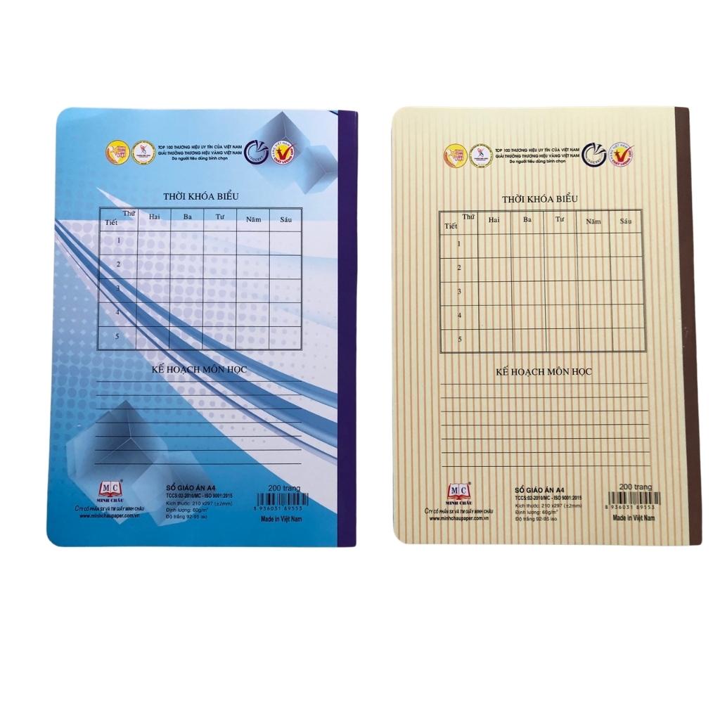 Sổ Giáo Án kẻ ngang A4 200/300 trang Minh Châu