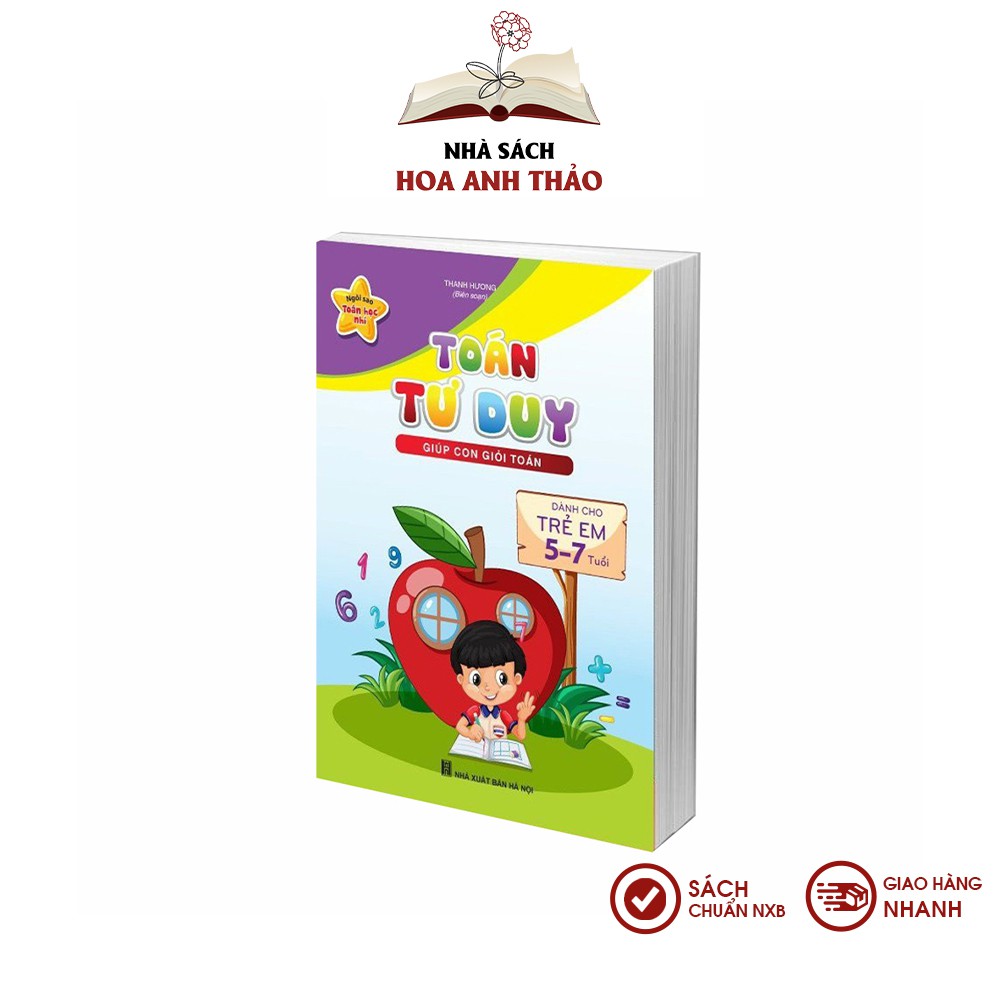 Sách - Tập đánh vần tiếng Việt kèm file video quét mã QR 5.0 và toán tư duy quyển 1 và 2