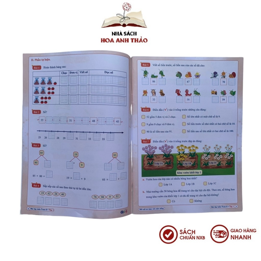 Sách - Bài tập tuần Toán và Tiếng Việt lớp 2 - Kết nối tri thức - Học kỳ 1