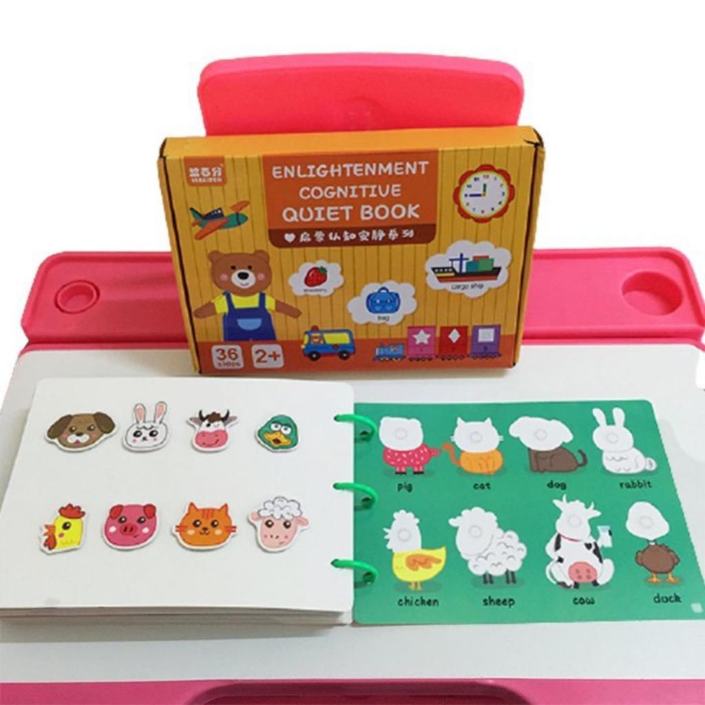 Đồ chơi bộ bóc dán 17 chủ đề hấp dẫn, Busy board