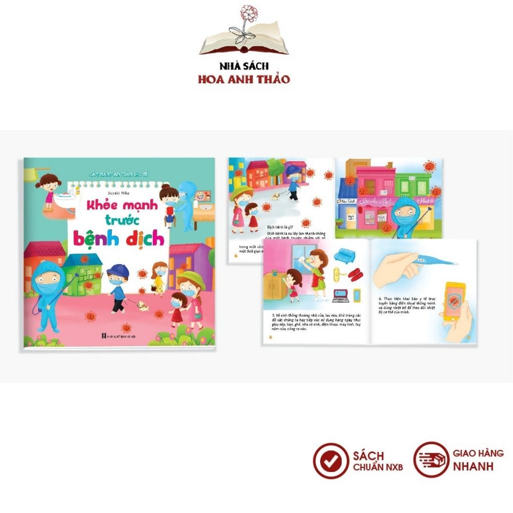Sách Combo Cẩm nang an toàn cho bé, bộ 6 cuốn Có file nghe và đọc