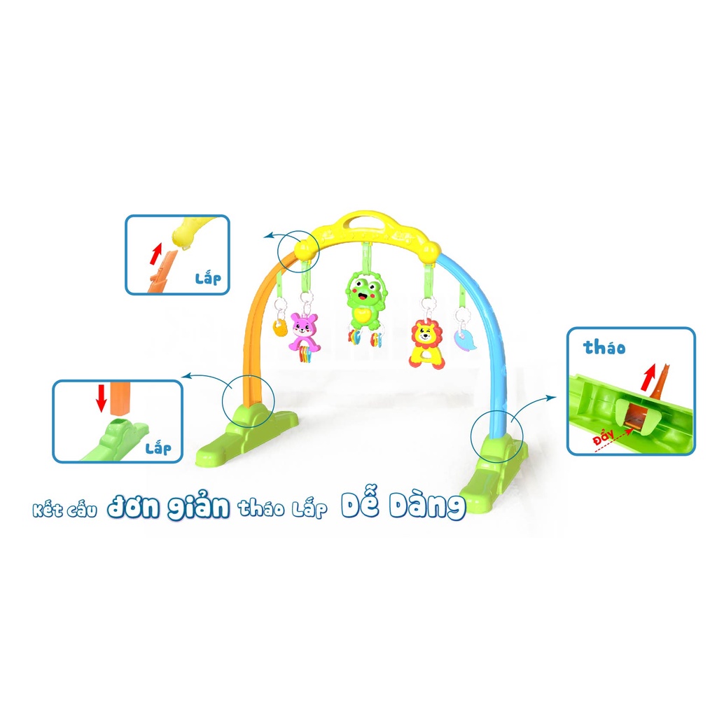 Đồ chơi Baby Gym Kệ cầu vồng Antona có nhạc