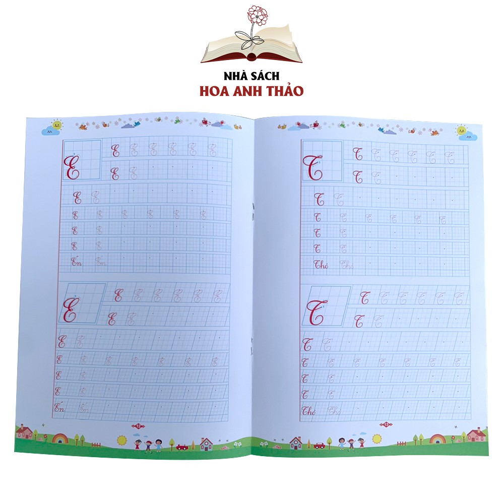 Sách Luyện viết chữ đẹp và chữ hoa cho tiểu học (Bộ 3 quyển)