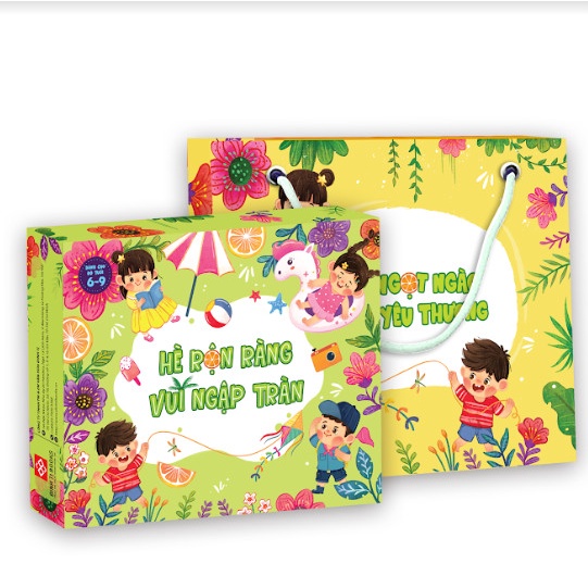 Sách - Hộp quà tặng 1/6 cho bé từ 0-9 tuổi, Hè rộn tàng - Vui ngập tràn
