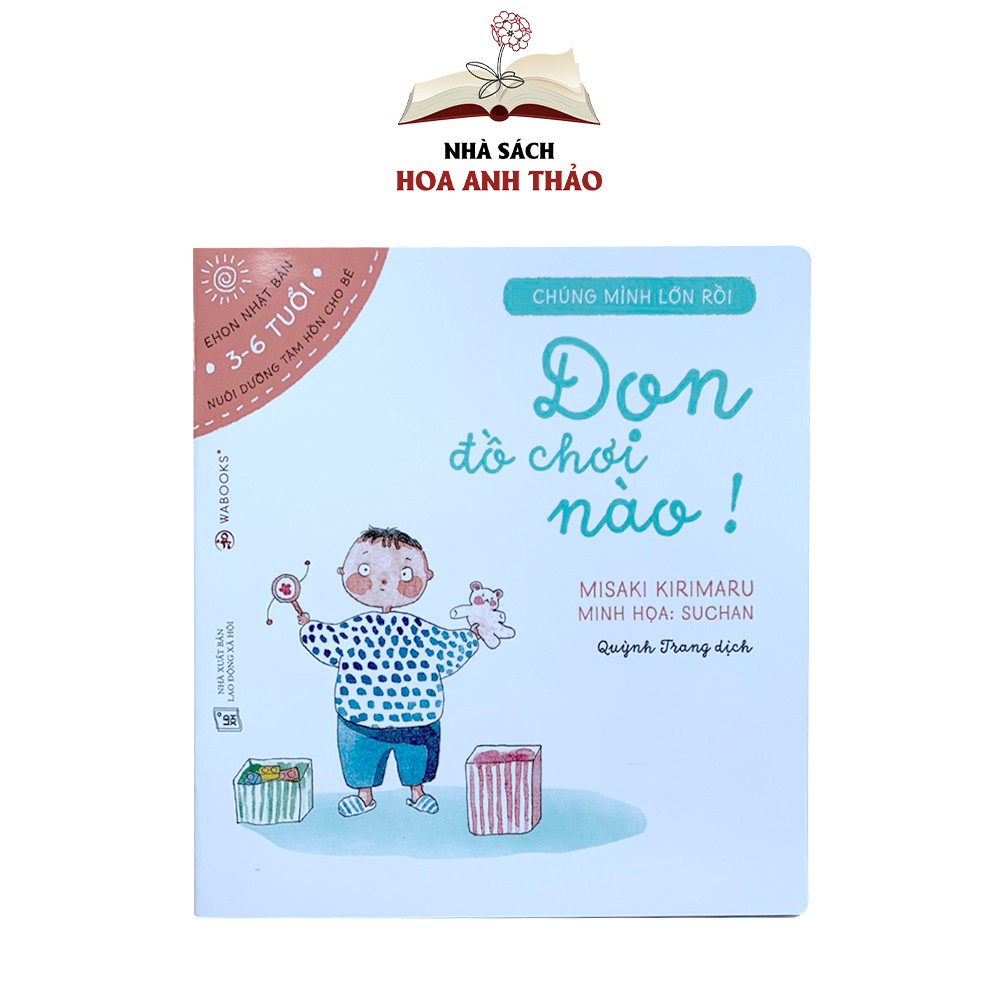 Sách Ehon chúng mình lớn rồi từ 3 đến 6 tuổi cho bé tự lập trong cuộc sống (Bộ 4 quyển)