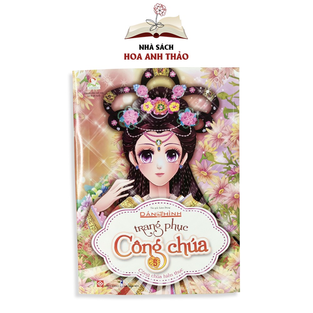 Sách - Dán hình trang phục công chúa