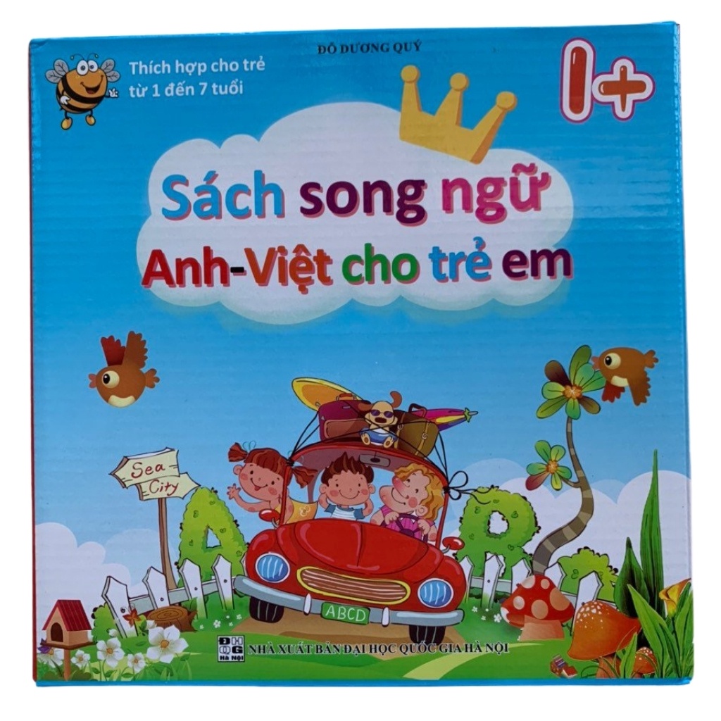 [Phiên Bản Mới 2021] Sách Nói Điện Tử Song Ngữ Anh- Việt - Cho Bé Từ 1- 7 Tuổi