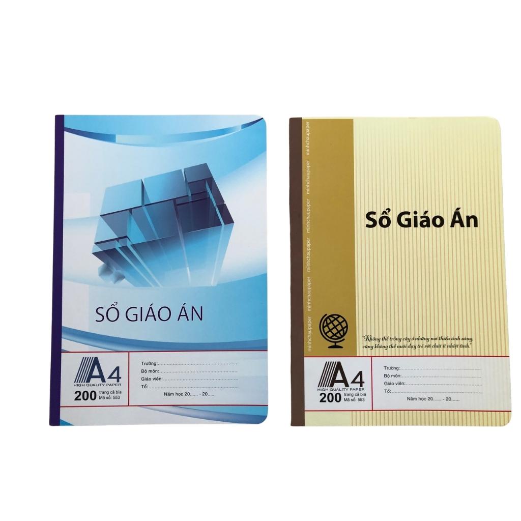 Sổ Giáo Án kẻ ngang A4 200/300 trang Minh Châu