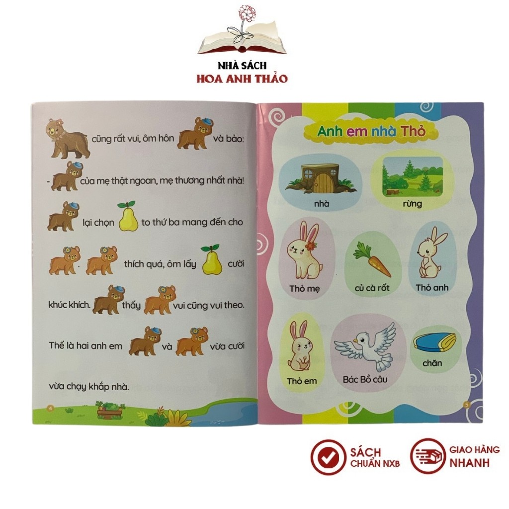 Sách - Truyện Tranh Tư Duy Cho Bé dành cho các bé tập nói,  nghe đọc kể truyện