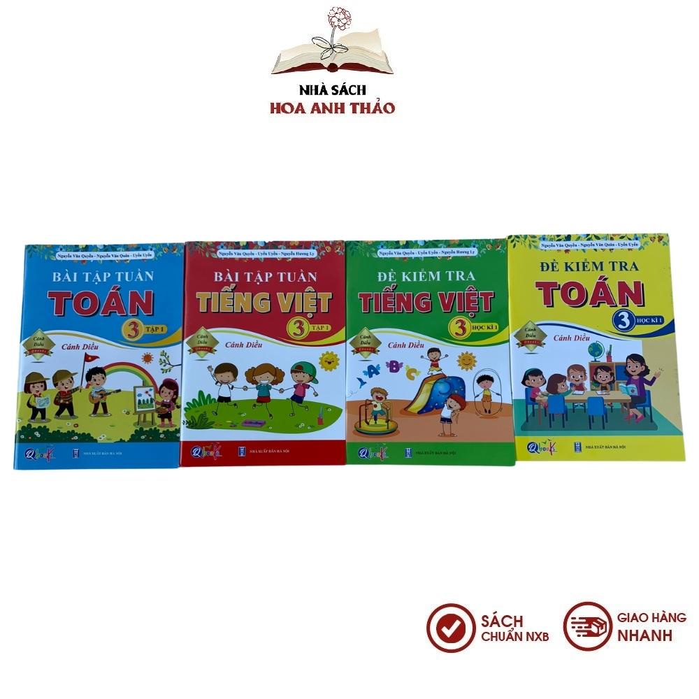 Sách - Bài Tập Tuần và Đề Kiểm Tra Toán - Tiếng Việt Lớp 3 - Học Kì 1 - Cánh Diều