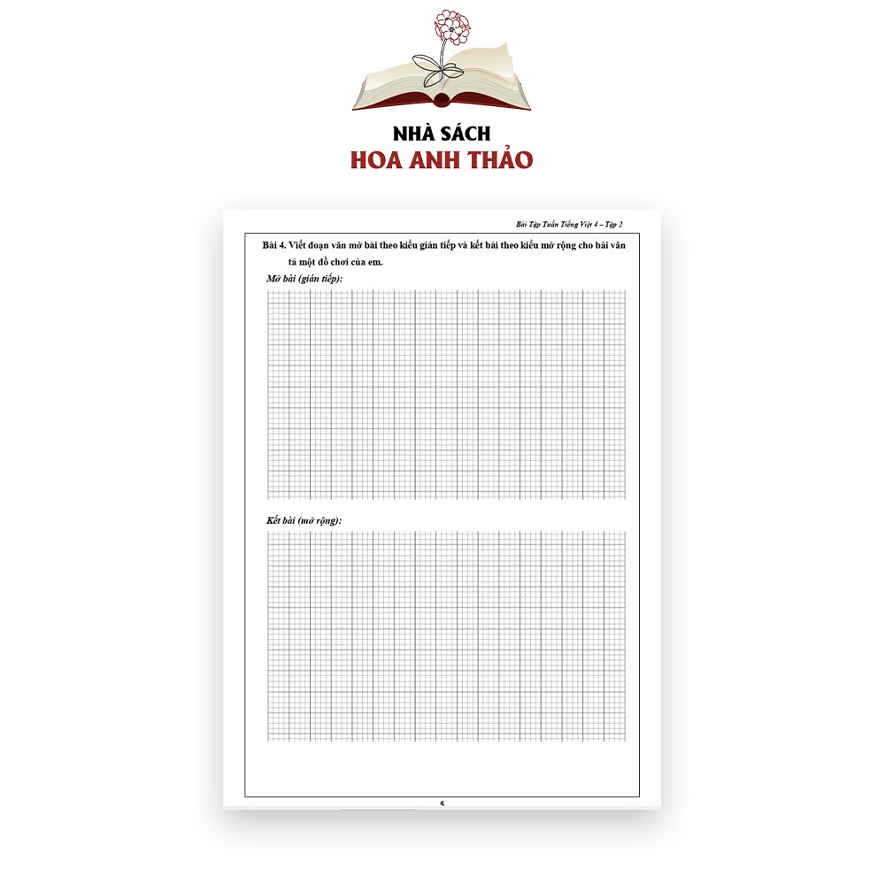 Sách - Bài tập tuần Toán và Tiếng Việt lớp 4 học kỳ 2
