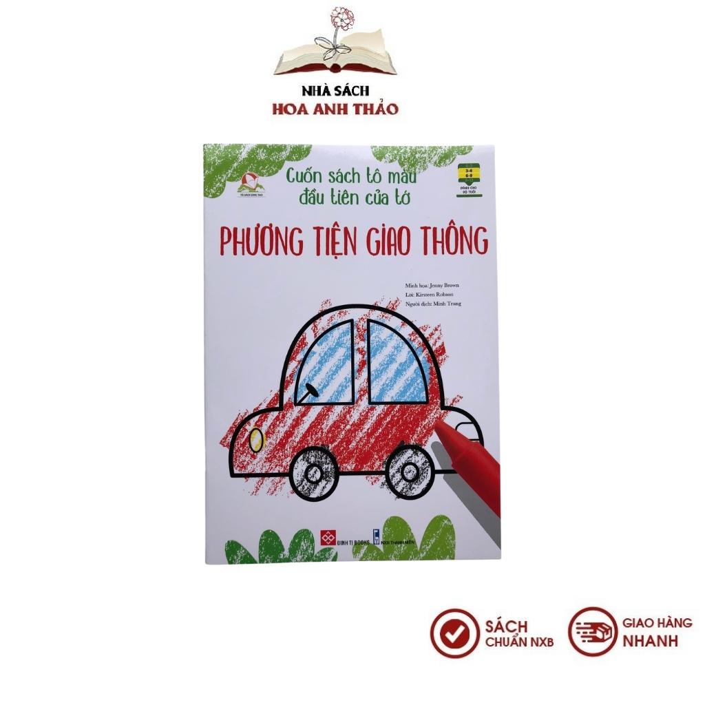 Sách Cuốn sách Tô màu đầu tiên của tớ dành cho bé từ 3 đến 9 tuổi
