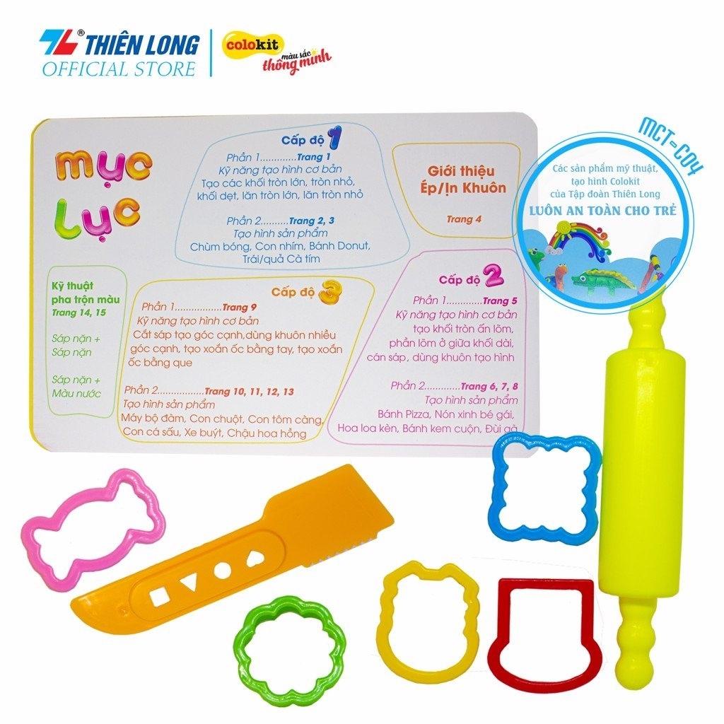 Đất nặn - Sáp nặn Thiên Long Mct - C04 ( 12 màu )