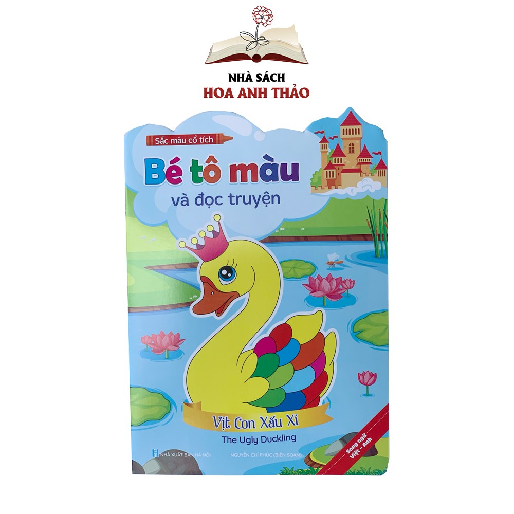 Sách - Bé tô màu và đọc truyện song ngữ Việt Anh