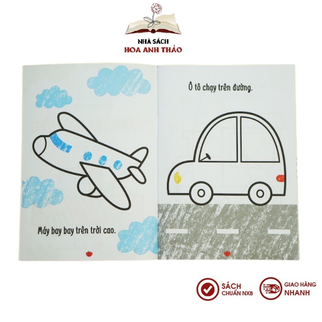 Sách Cuốn sách Tô màu đầu tiên của tớ dành cho bé từ 3 đến 9 tuổi